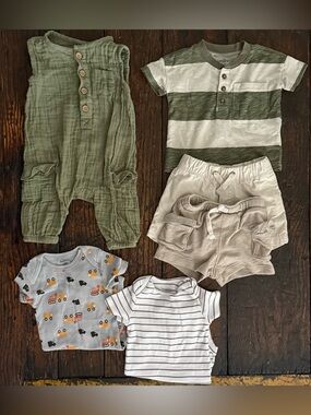 Baby clothes bundle - fragrance free - 0-3 to 6-9